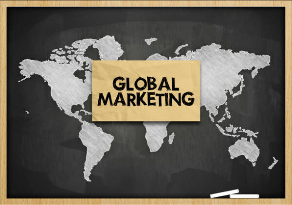 Global marketing / Blackboard concept (Click for more)